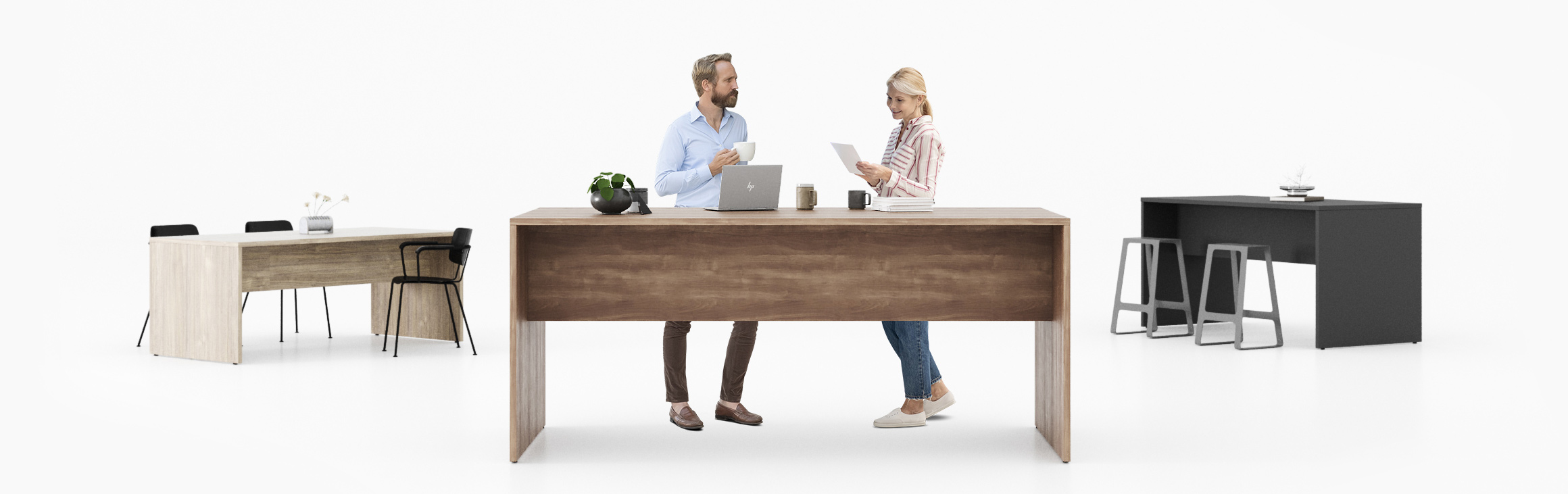 Plural - Different Heights - Collaboration Table by Special-T