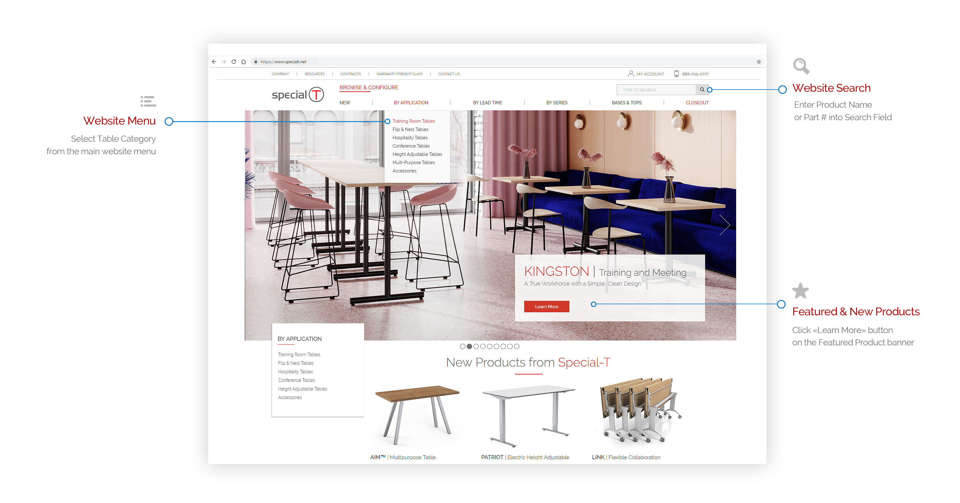 Chair - Special-T | Step #1 - Select Table Category