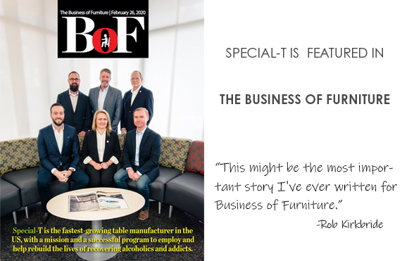 Special-T is featured in The Business Of Furniture 