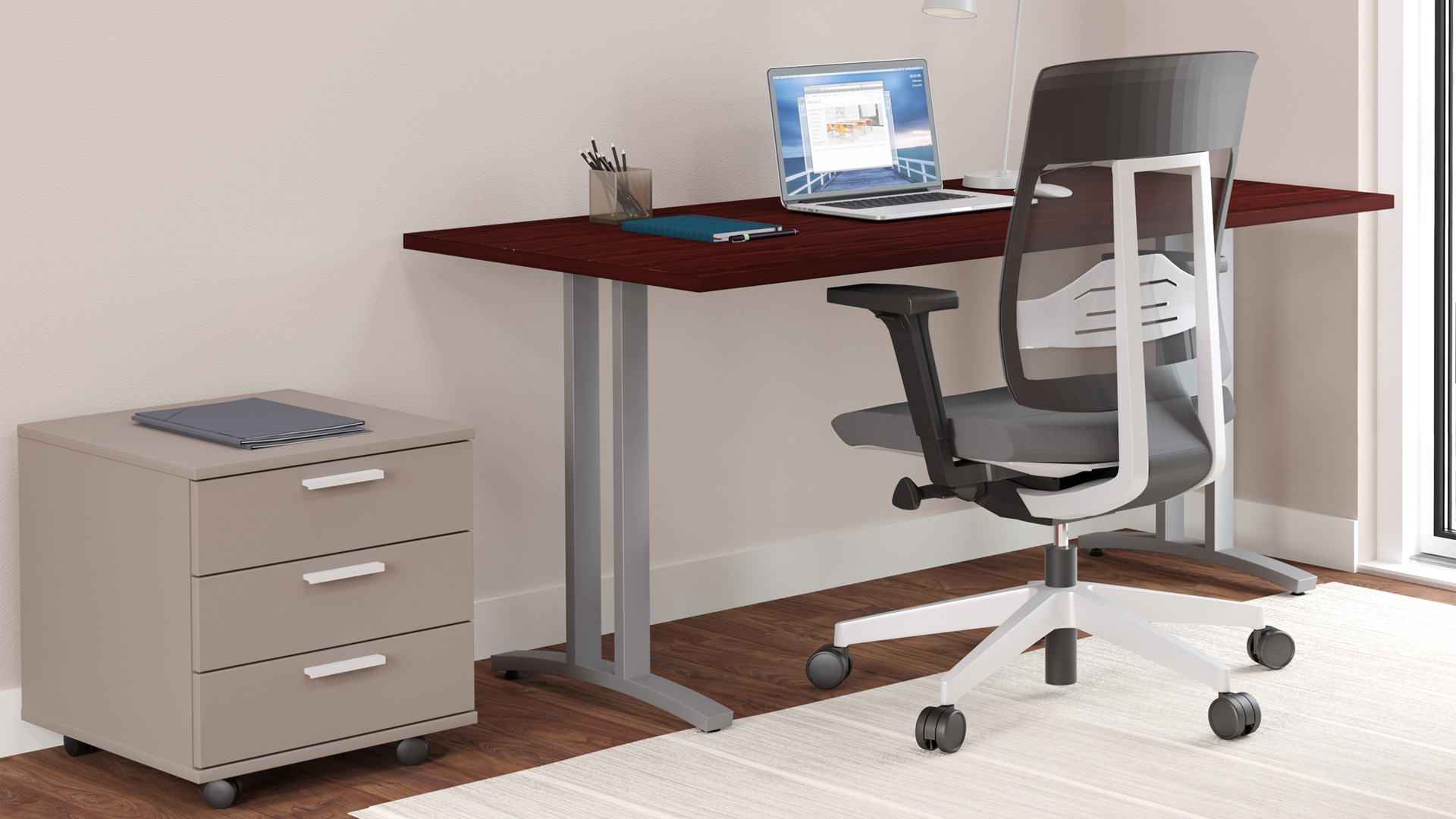 Structure 2TL Office Table